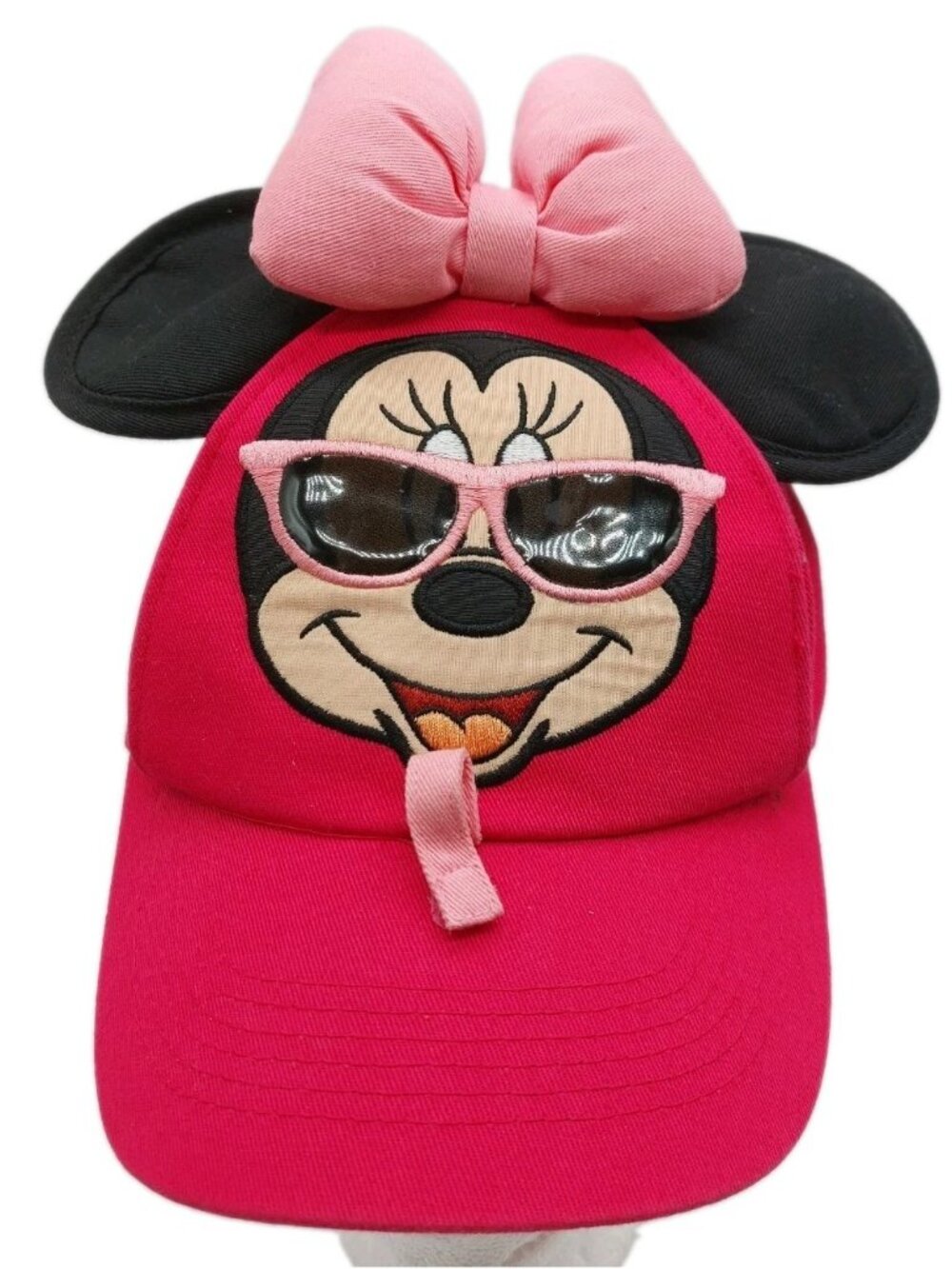 Walt Disney World Minnie Mouse Pink Adjustable Baseball Cap Hat Toddler